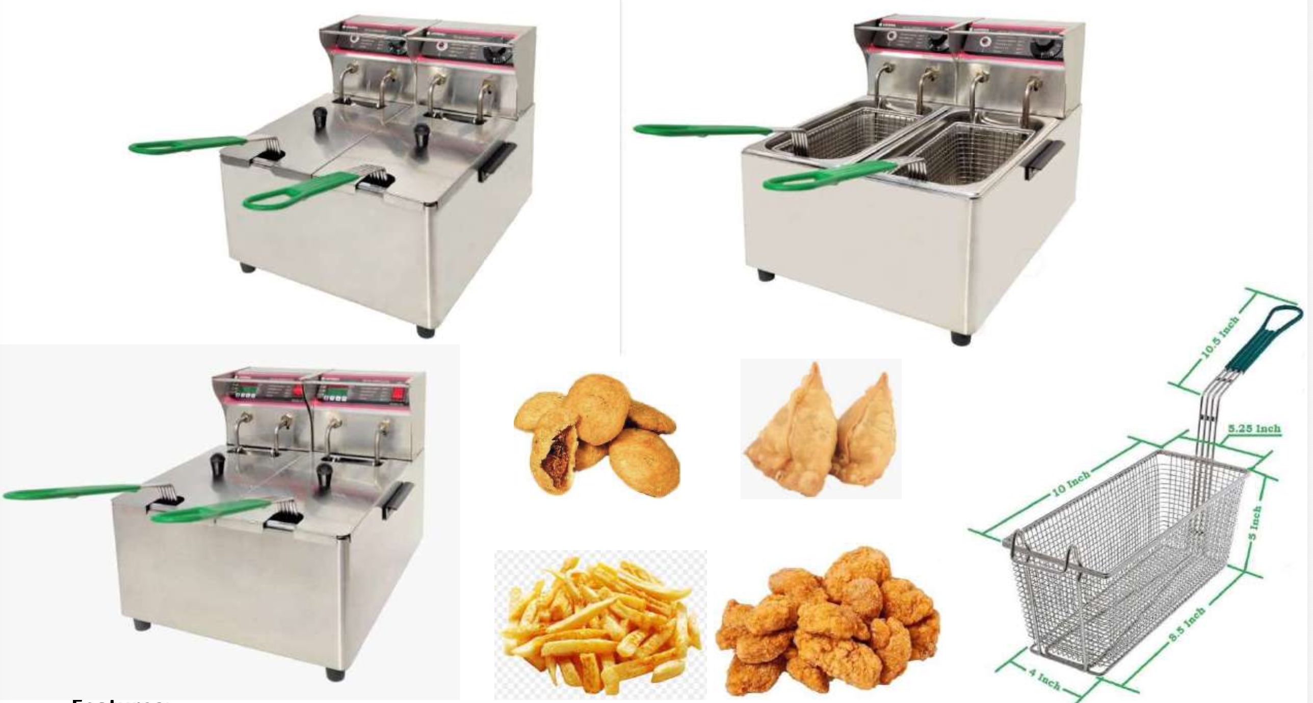 Deep Fryer 5L Double